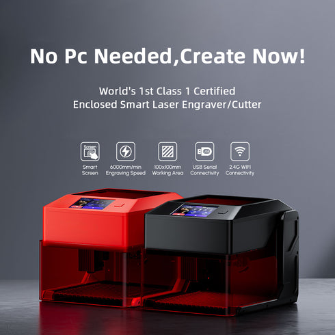 Smart Laser Engraver with Enclosure