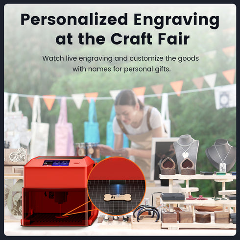 Smart Laser Engraver with Enclosure